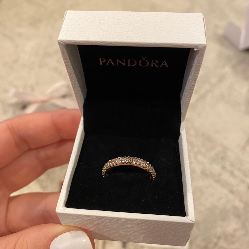 Rose Gold Pandora Ring